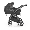 Combi Stroller ADRIA with pram body BLACK